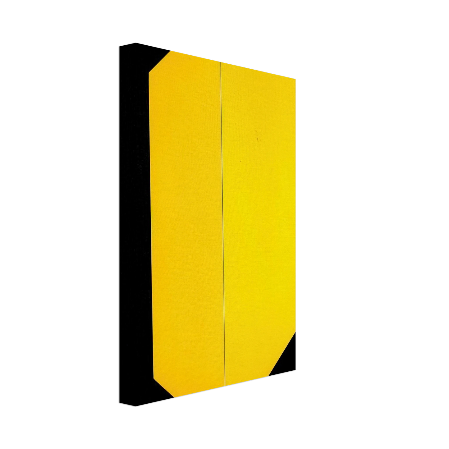 Carmen Herrera - Black and Yellow - 2009 Canvas - 70x100 cm / 28x40 inches-canvas