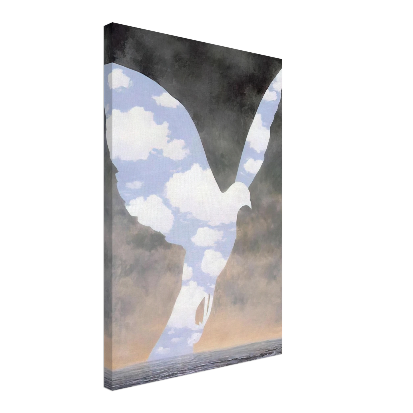 Rene Magritte - THE BIG FAMILY 1963 Canvas - 70x100 cm / 28x40 inches-canvas