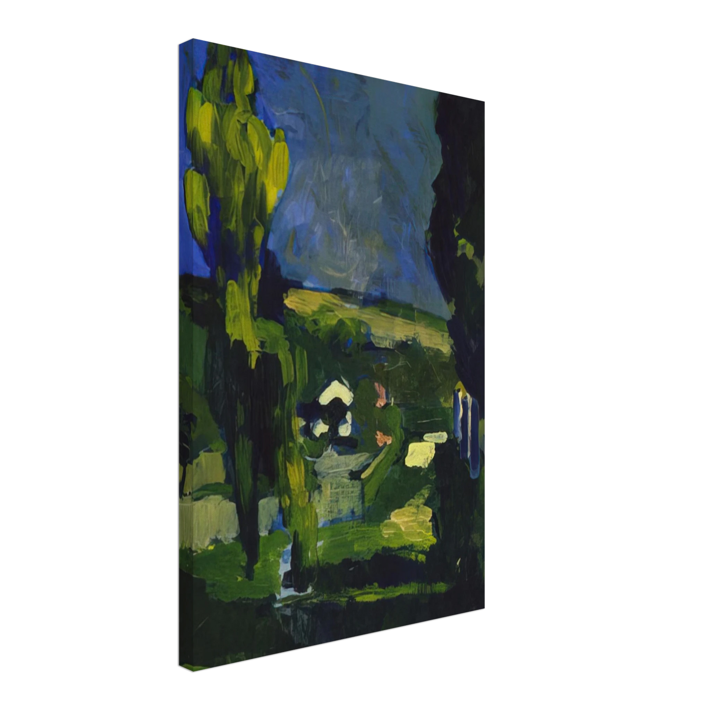 Andre Derain - POPLARS 1900 Canvas - 40x60 cm / 16x24 inches-canvas