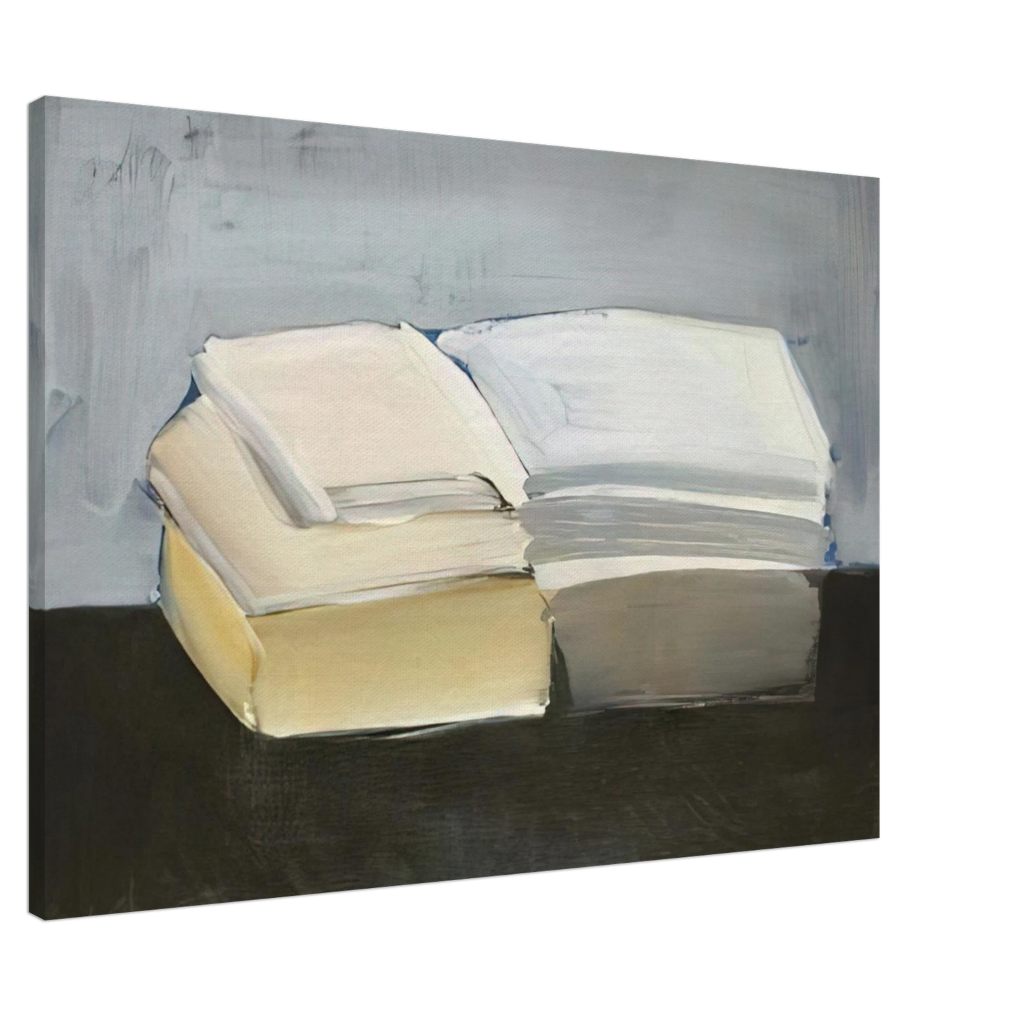 Nicolas de Stael - Livres - Lyrical Abstraction Canvas - 20x30 cm / 8x12 inches-canvas