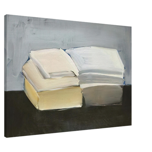 Nicolas de Stael - Livres - Lyrical Abstraction Canvas - 20x30 cm / 8x12 inches-canvas