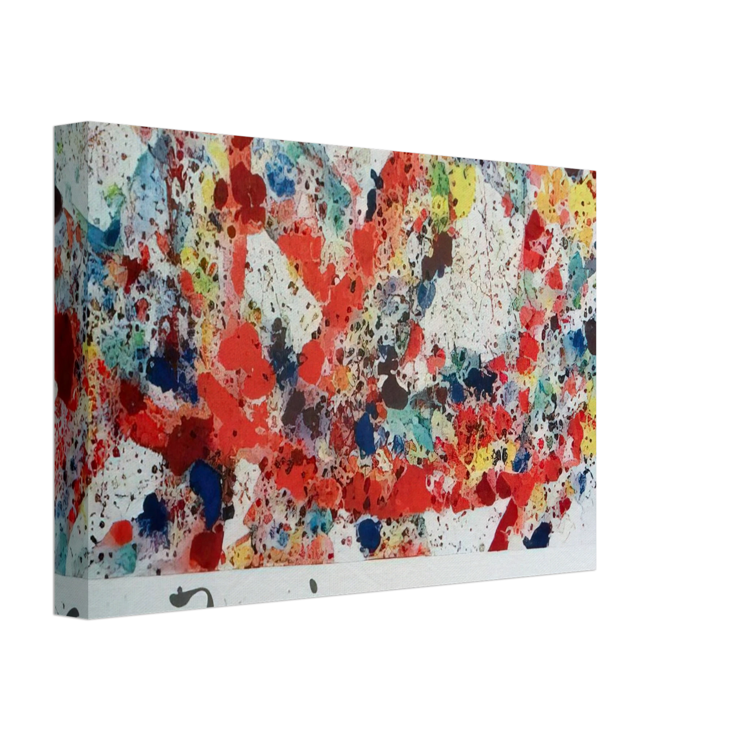 Sam Francis - Polar Red Canvas - 70x100 cm / 28x40 inches-canvas