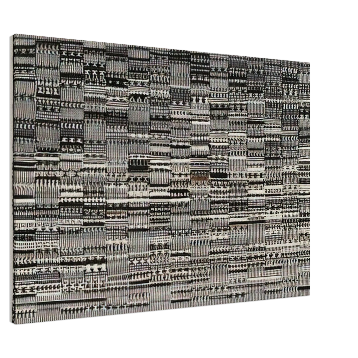 Anni Albers - OPEN LETTER 1958 Canvas - 20x30 cm / 8x12 inches-canvas