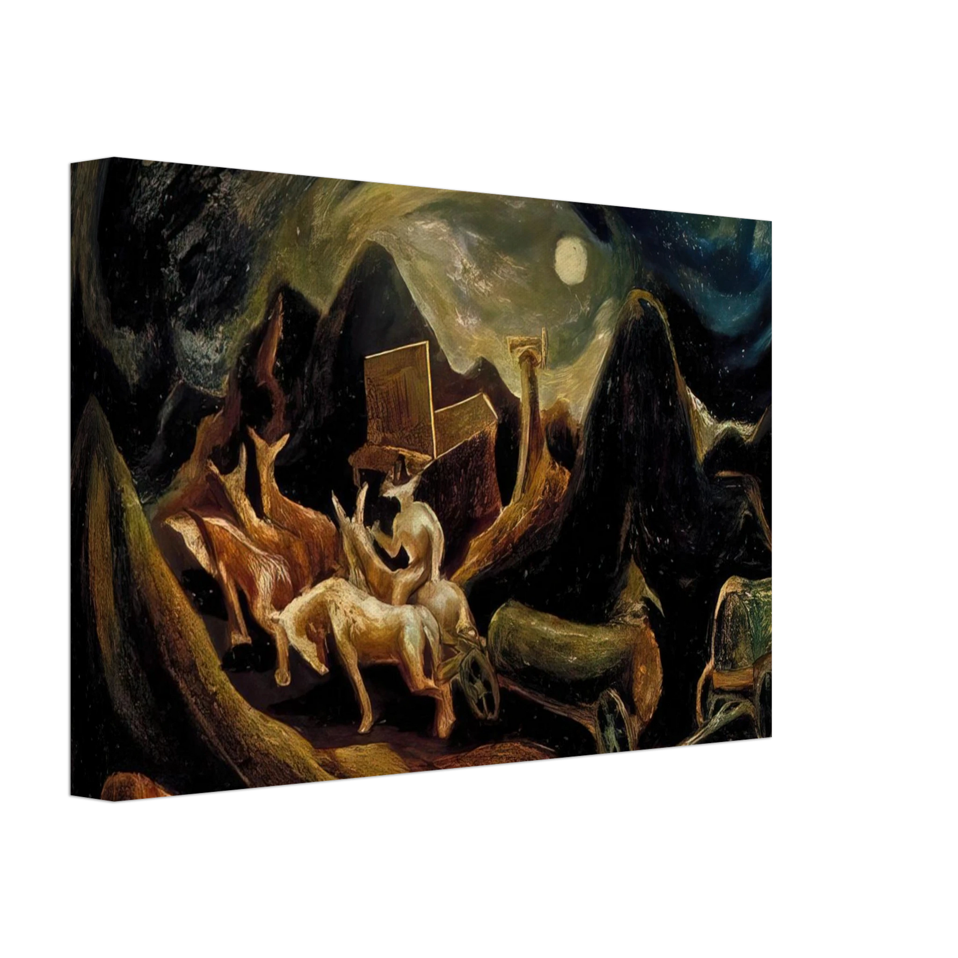 Jackson Pollock - GOING WEST 1935 1 Canvas - 40x60 cm / 16x24 inches-canvas