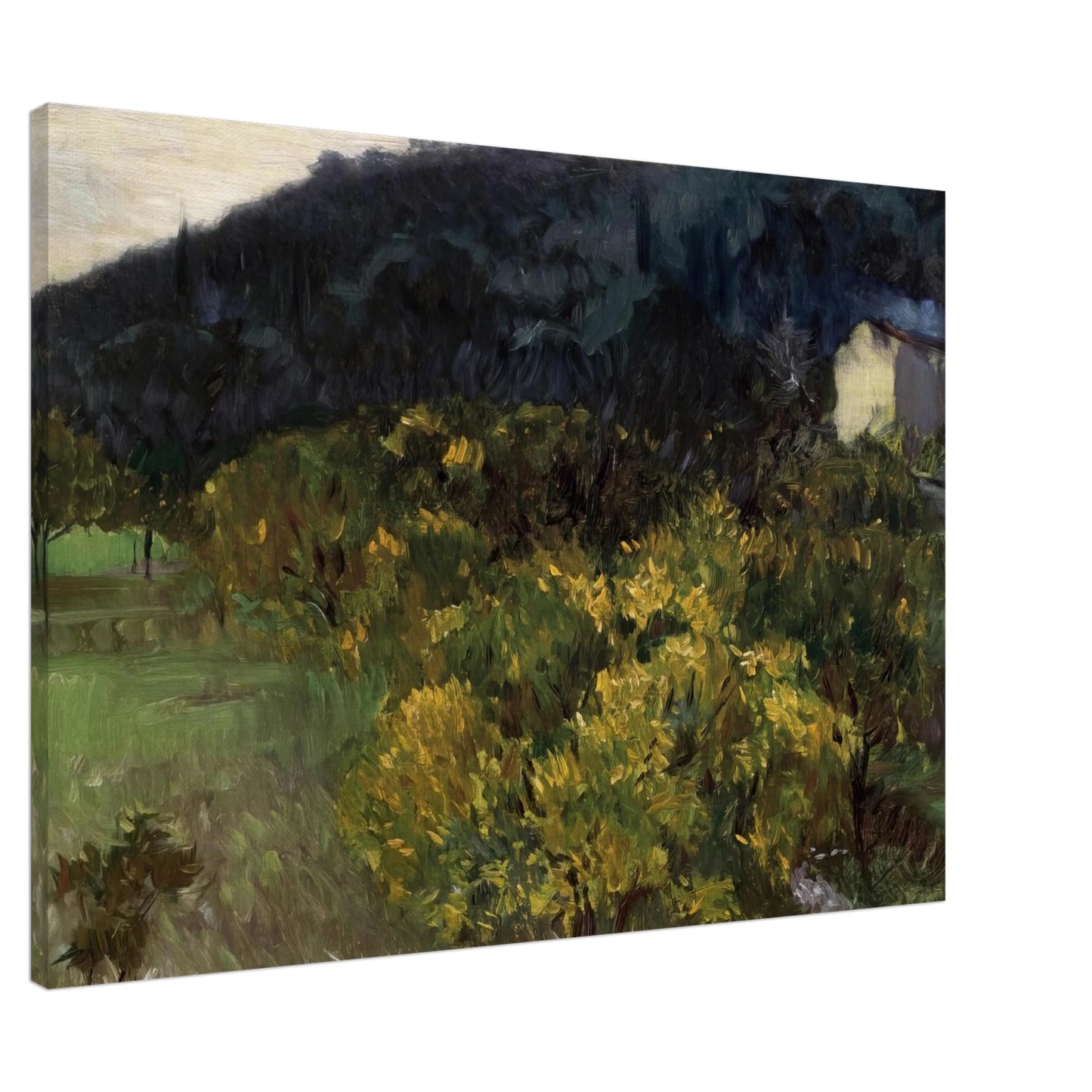 John Singer Sargent - Landscape near Grasse Canvas - 20x30 cm / 8x12 inches-canvas