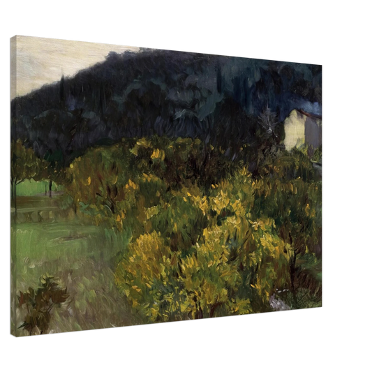 John Singer Sargent - Landscape near Grasse Canvas - 20x30 cm / 8x12 inches-canvas