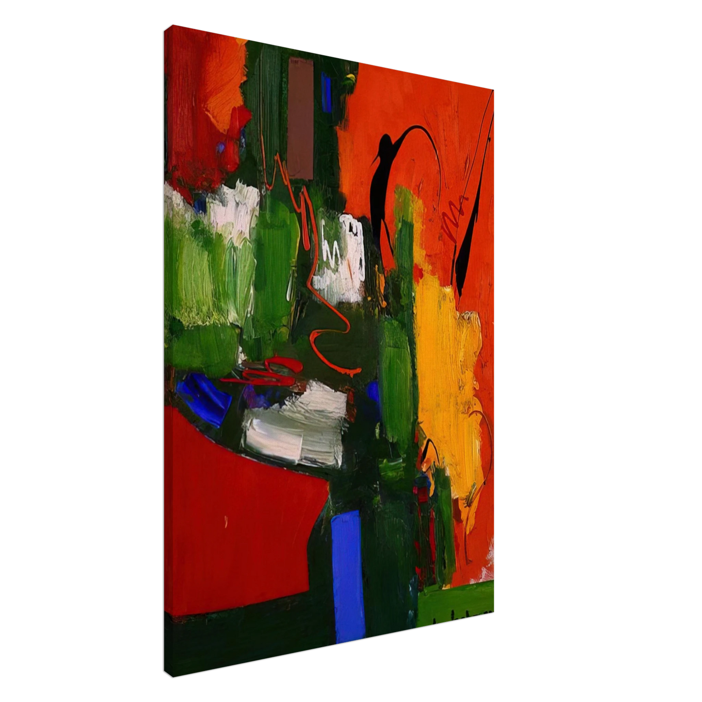 Hans Hofmann - The Lark Canvas - 20x30 cm / 8x12 inches-canvas