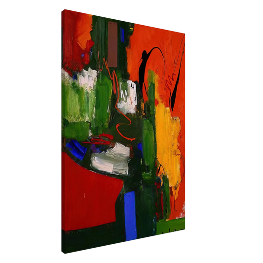 Hans Hofmann - The Lark Canvas - 20x30 cm / 8x12 inches-canvas