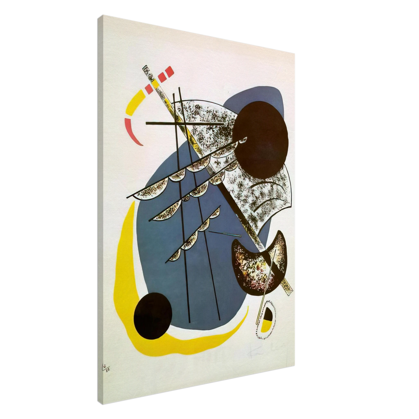 Wassily Kandinsky - SMALL WORLDS II 1922 Canvas - 20x30 cm / 8x12 inches-canvas