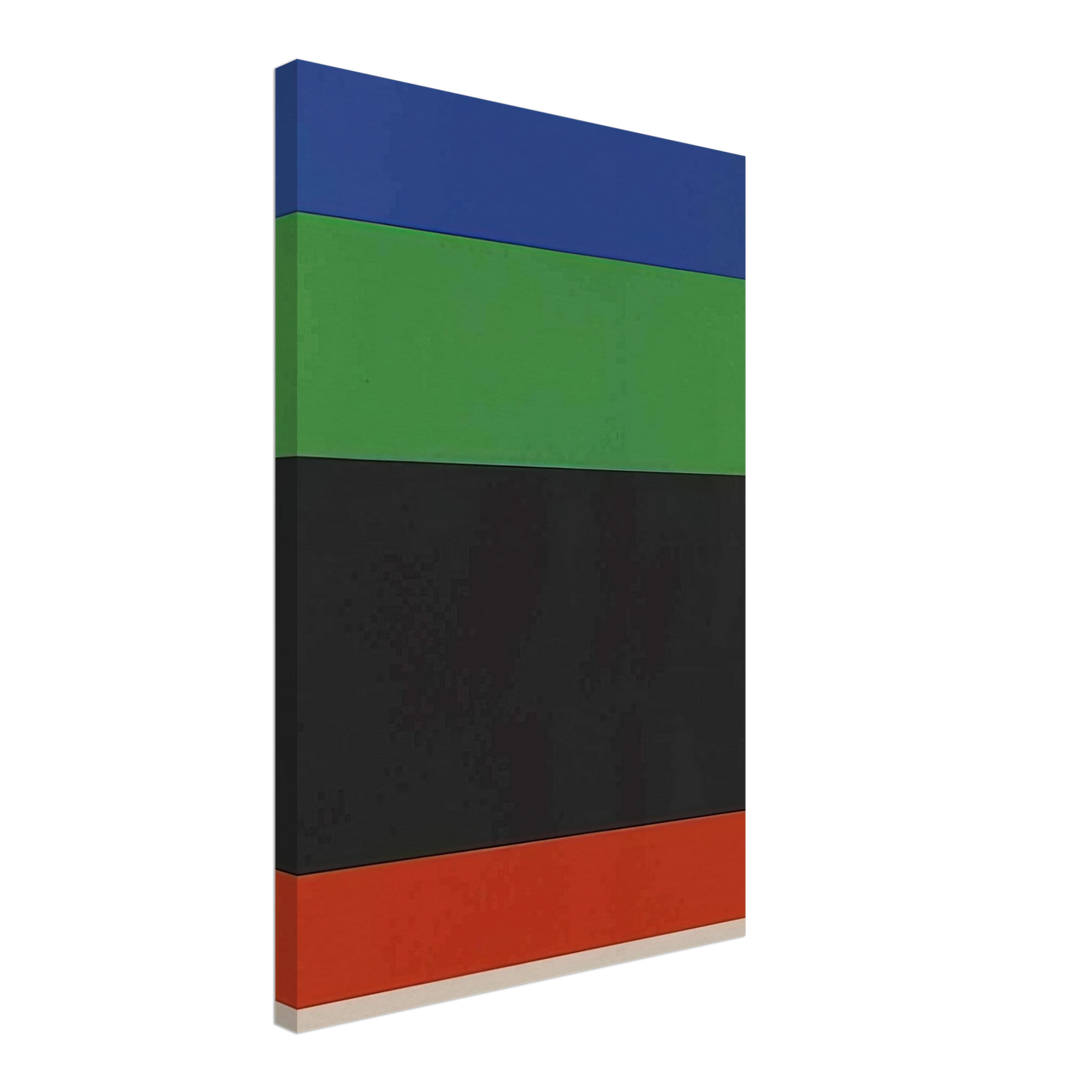 Ellsworth Kelly - Blue-Green-Black-Red Canvas - 70x100 cm / 28x40 inches-canvas