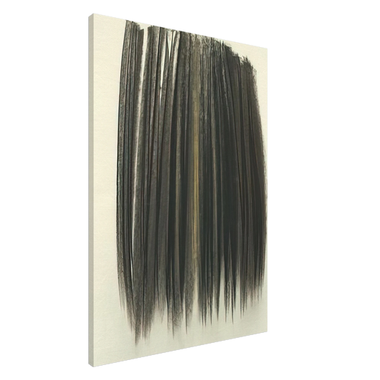 Hans Hartung - Untitled - 1960 Canvas - 20x30 cm / 8x12 inches-canvas