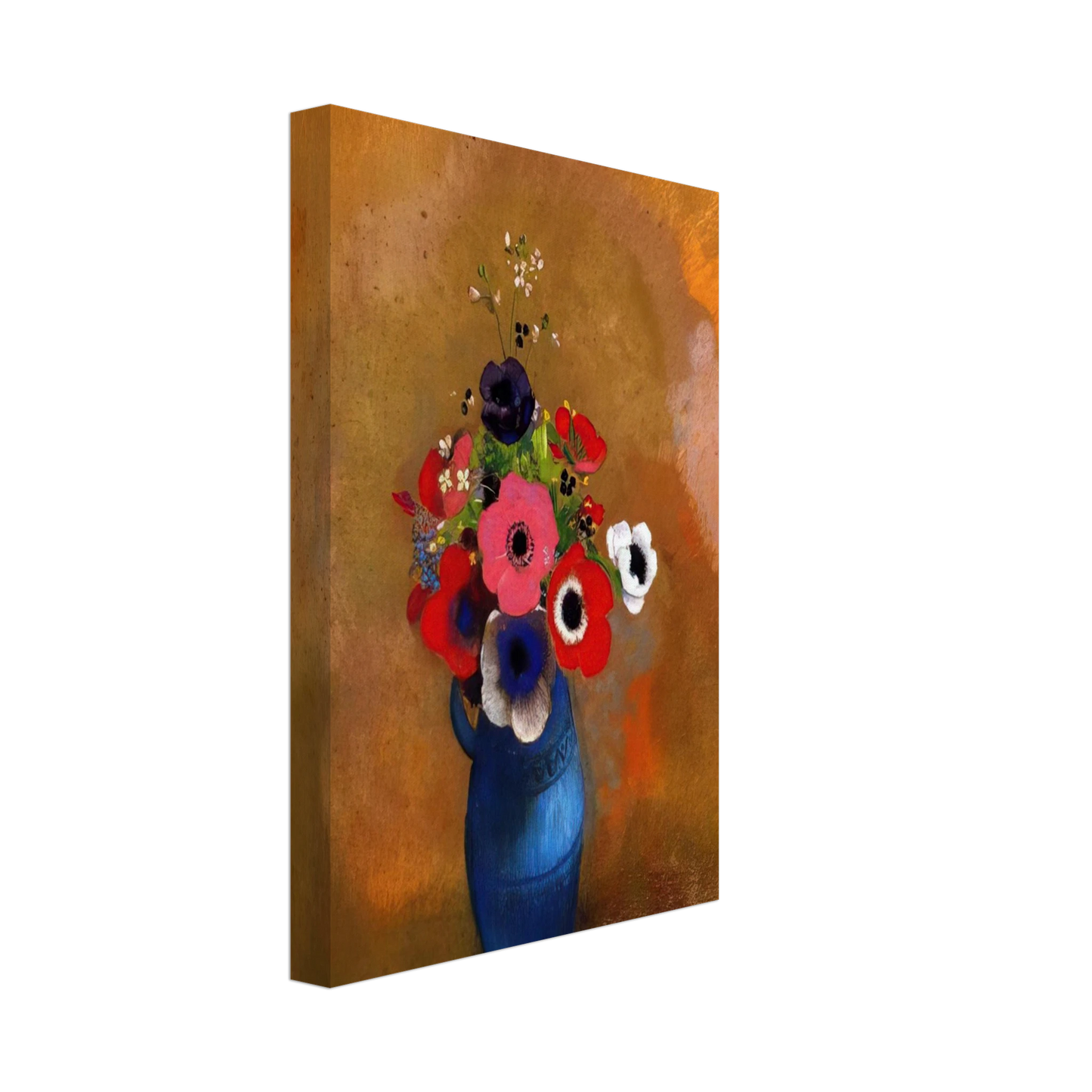 Odilon Redon - BOUQUET OF ANEMONES Canvas - 70x100 cm / 28x40 inches-canvas