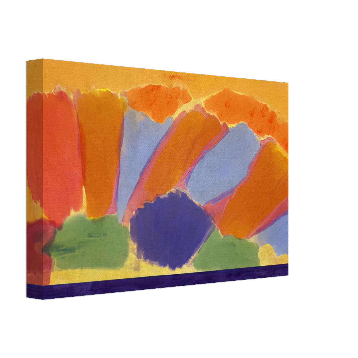 Ronnie Landfield - Uriel - 1978 Canvas - 40x60 cm / 16x24 inches-canvas