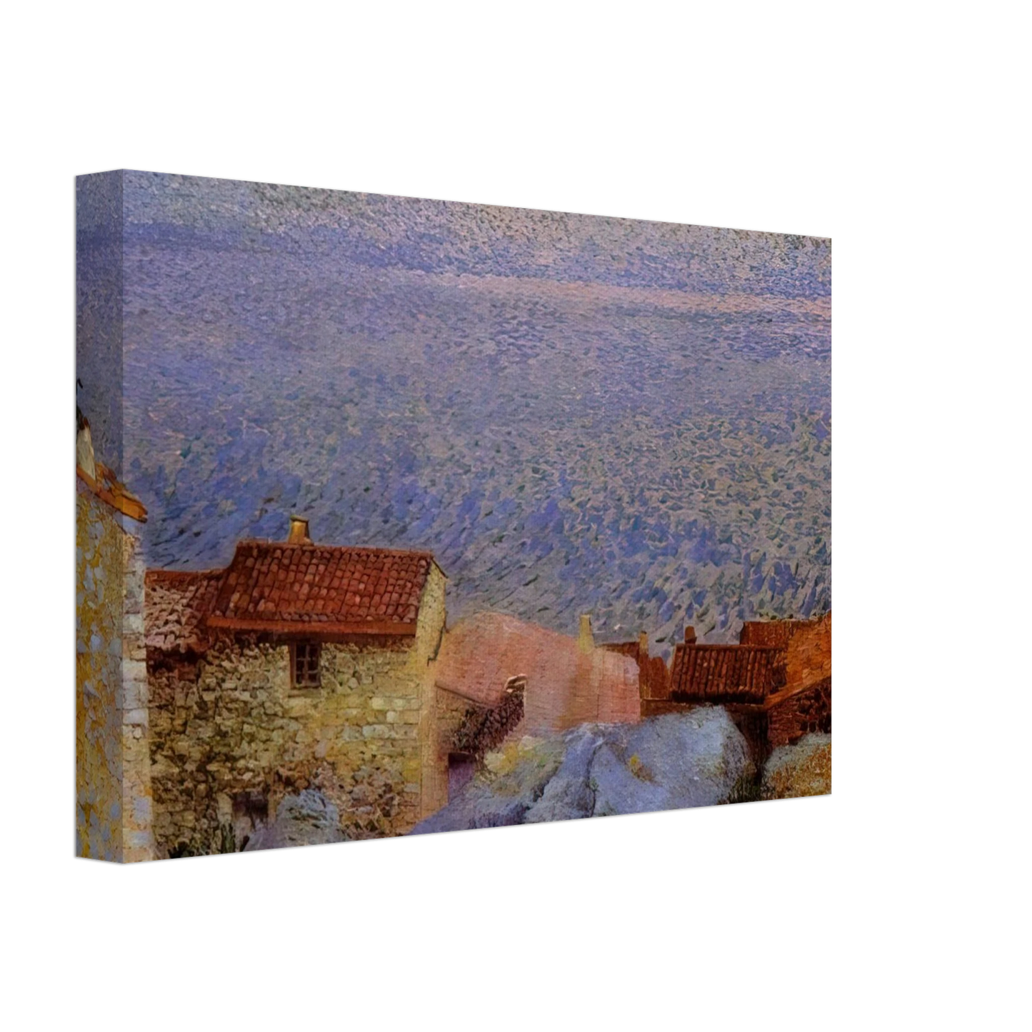 Henri-Edmond Cross - Coastal Landscape Canvas - 70x100 cm / 28x40 inches-canvas