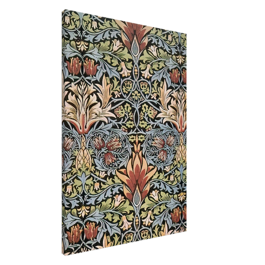 William Morris - SNAKESHEAD PRINTED TEXTILE 1876 Canvas - 20x30 cm / 8x12 inches-canvas