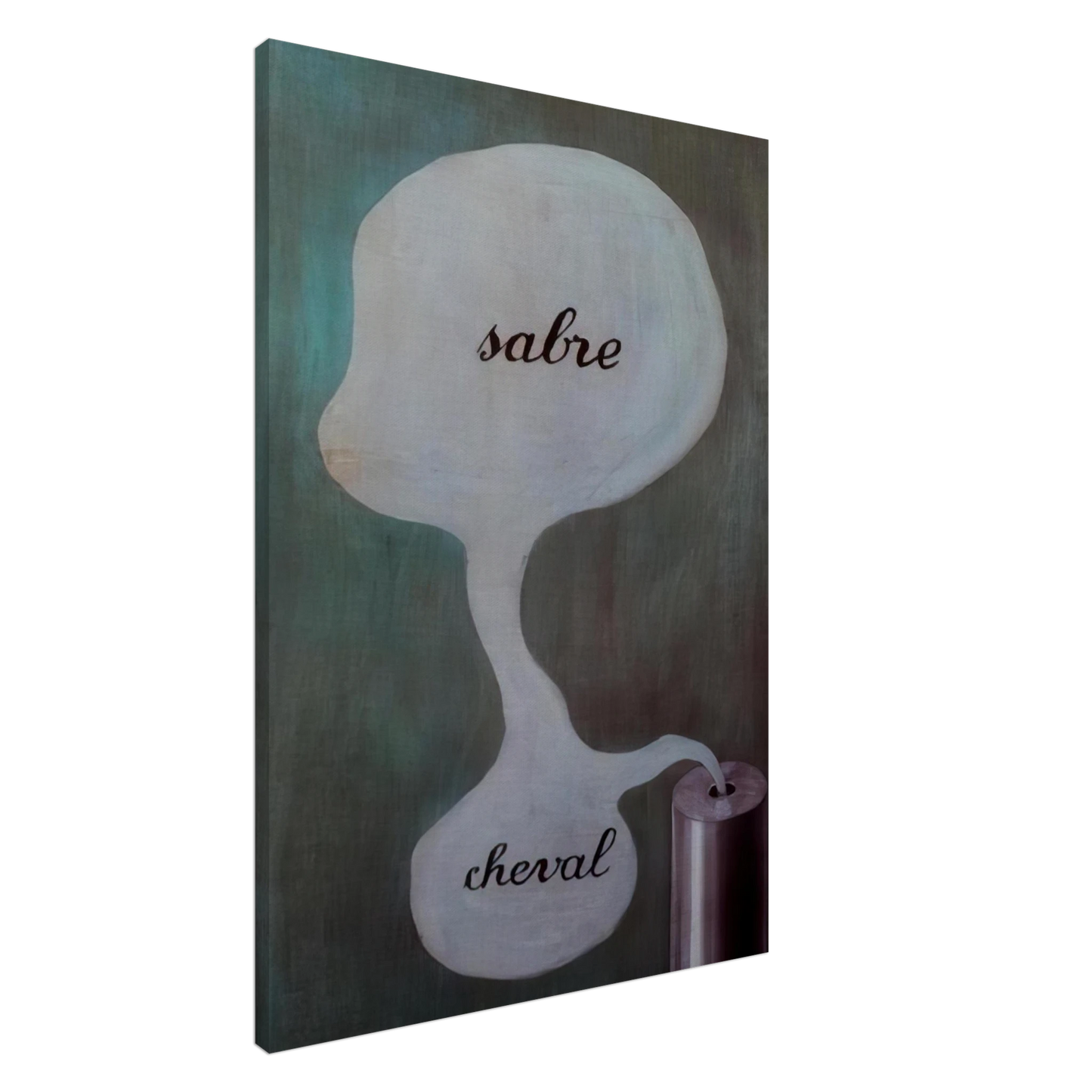 Rene Magritte - THE TREE OF KNOWLEDGE 1929 Canvas - 20x30 cm / 8x12 inches-canvas