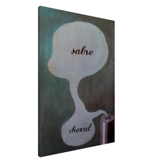 Rene Magritte - THE TREE OF KNOWLEDGE 1929 Canvas - 20x30 cm / 8x12 inches-canvas