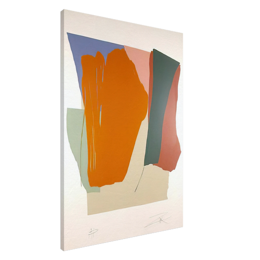 Larry Zox - Untitled 8 - 1979 Canvas - 20x30 cm / 8x12 inches-canvas