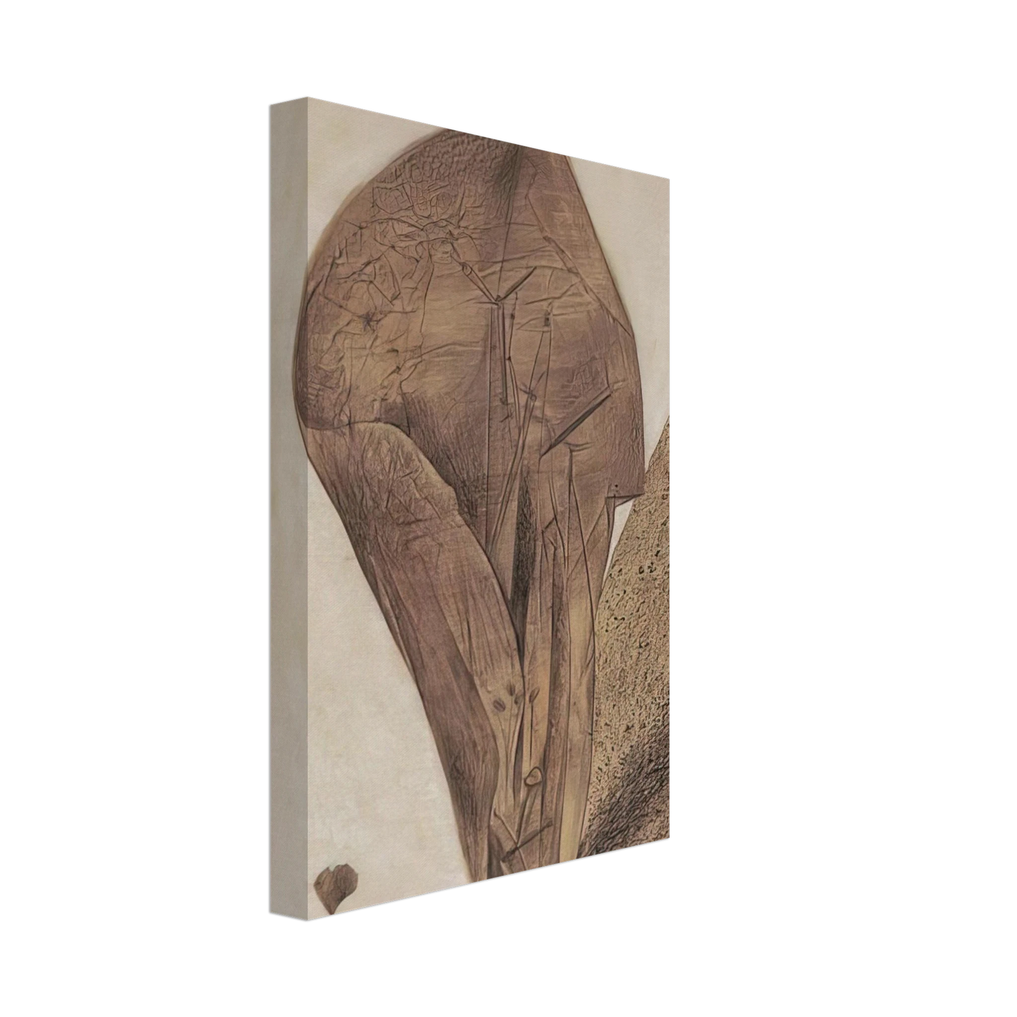 Max Ernst - She keeps her secret Canvas - 40x60 cm / 16x24 inches-canvas