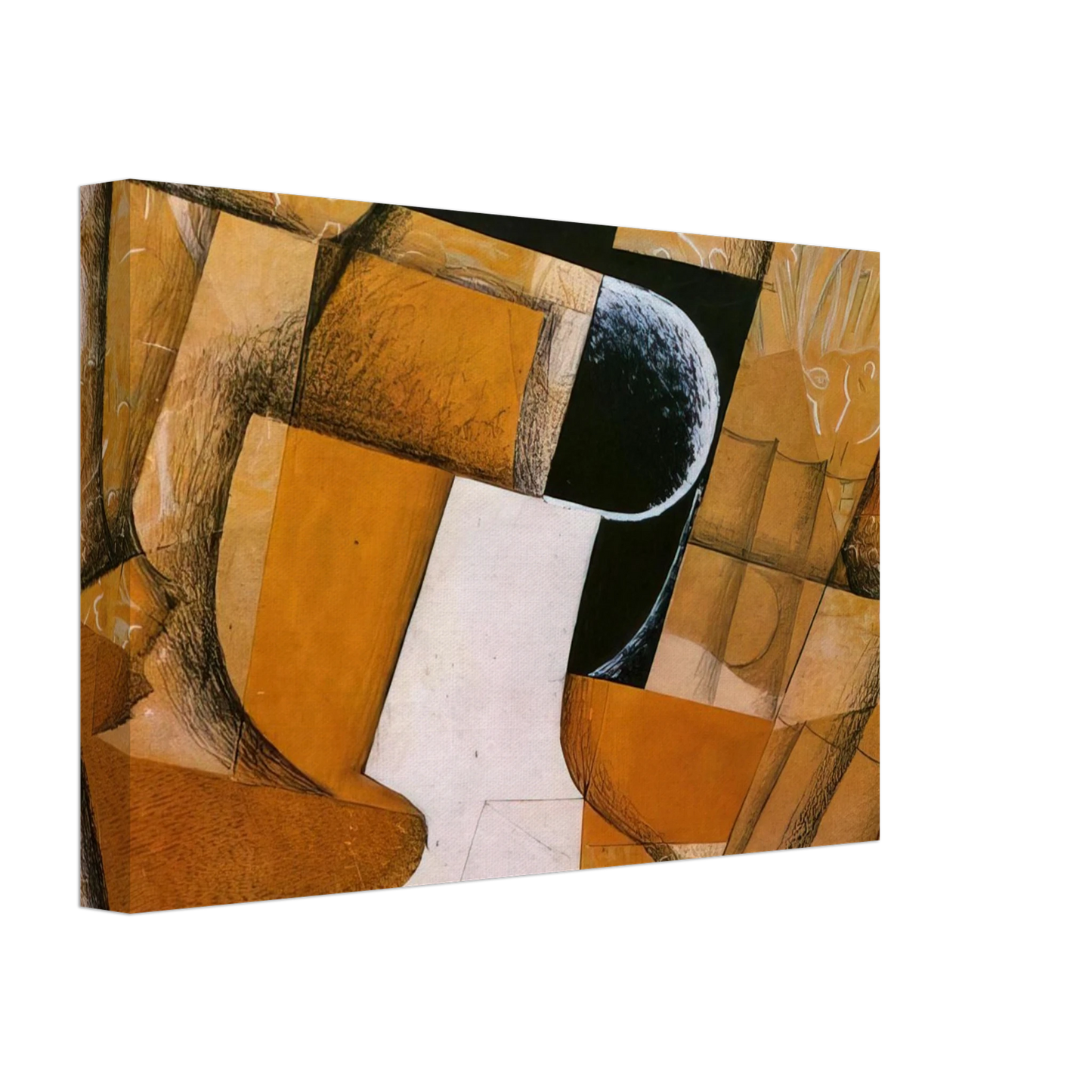 Juan Gris - THE GLASS THE FRUIT BOWL 1914 Canvas - 40x60 cm / 16x24 inches-canvas