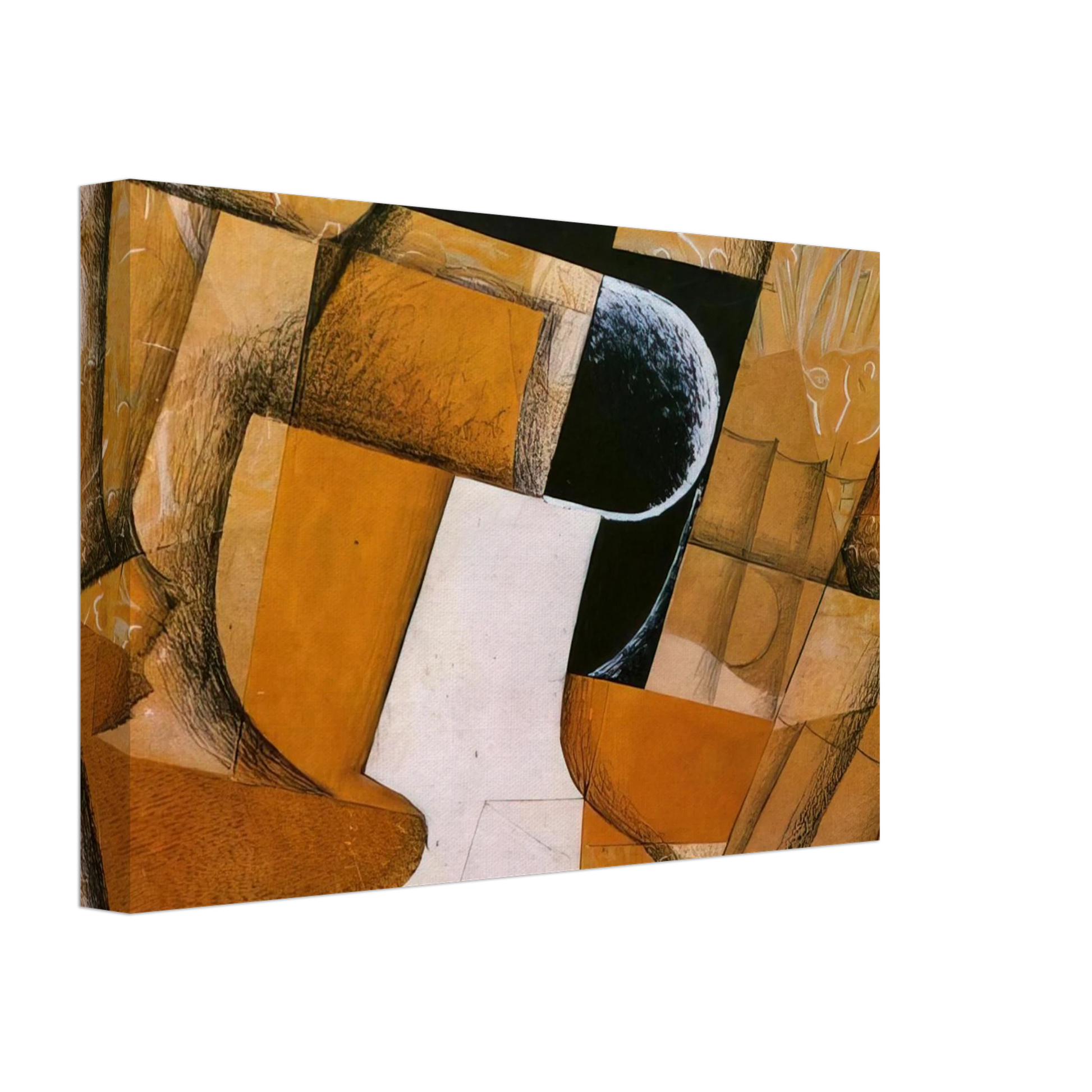Juan Gris - THE GLASS THE FRUIT BOWL 1914 Canvas - 40x60 cm / 16x24 inches-canvas