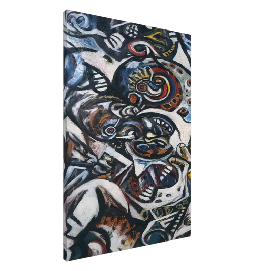 Jackson Pollock - BIRTH Canvas - 20x30 cm / 8x12 inches-canvas