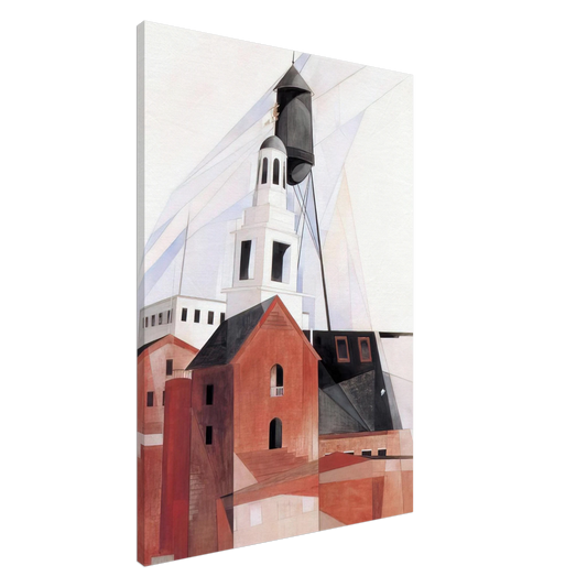 Charles Demuth - Lancaster - 1920 Canvas - 20x30 cm / 8x12 inches-canvas