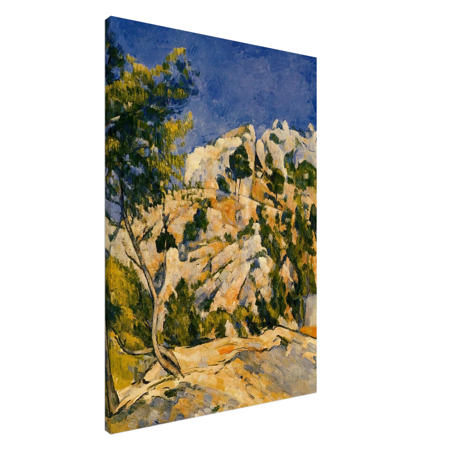 Paul Cezanne - Bottom of the Ravine Canvas - 20x30 cm / 8x12 inches-canvas