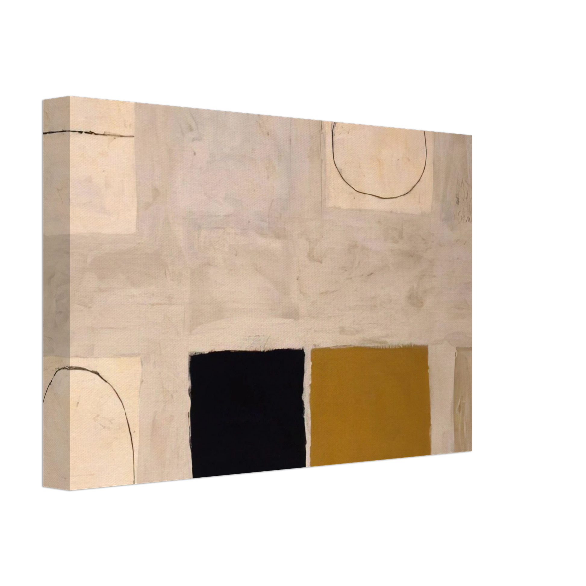 William Scott - Morning in Mykonos - 1960 Canvas - 40x60 cm / 16x24 inches-canvas