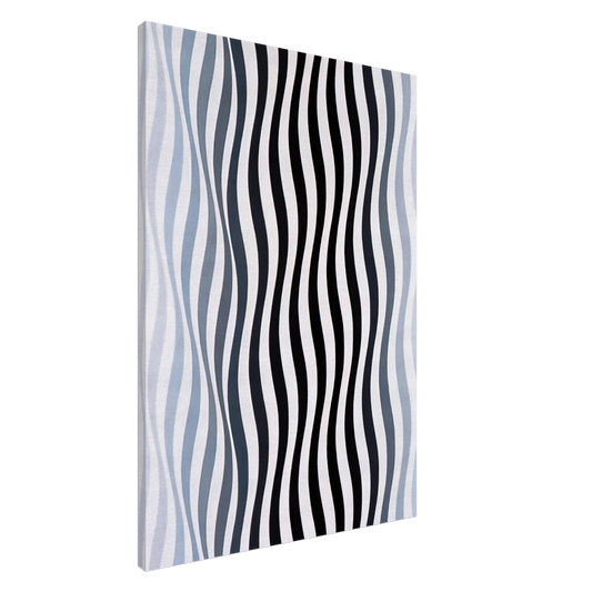 Bridget Riley - ARREST 1 1965 Canvas - 20x30 cm / 8x12 inches-canvas