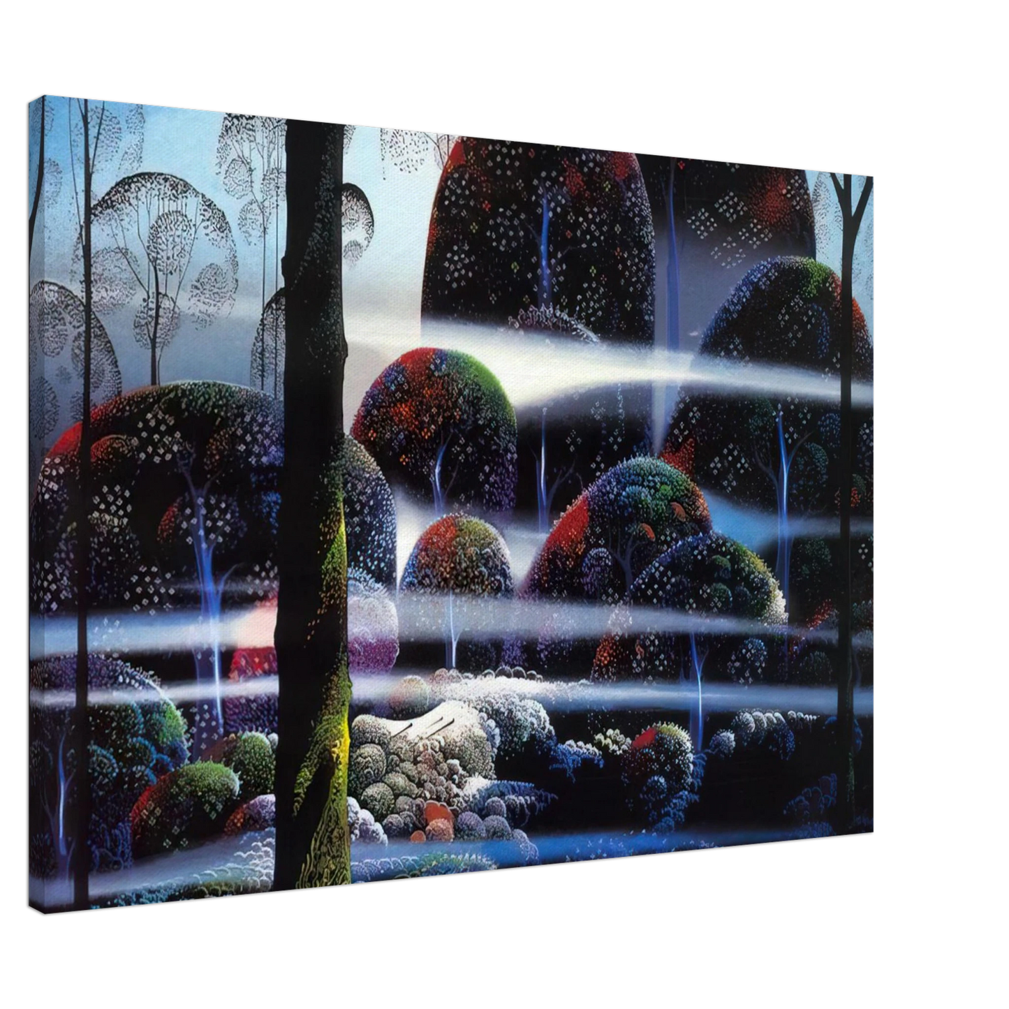 Eyvind Earle - Beyond Paradise Canvas - 20x30 cm / 8x12 inches-canvas