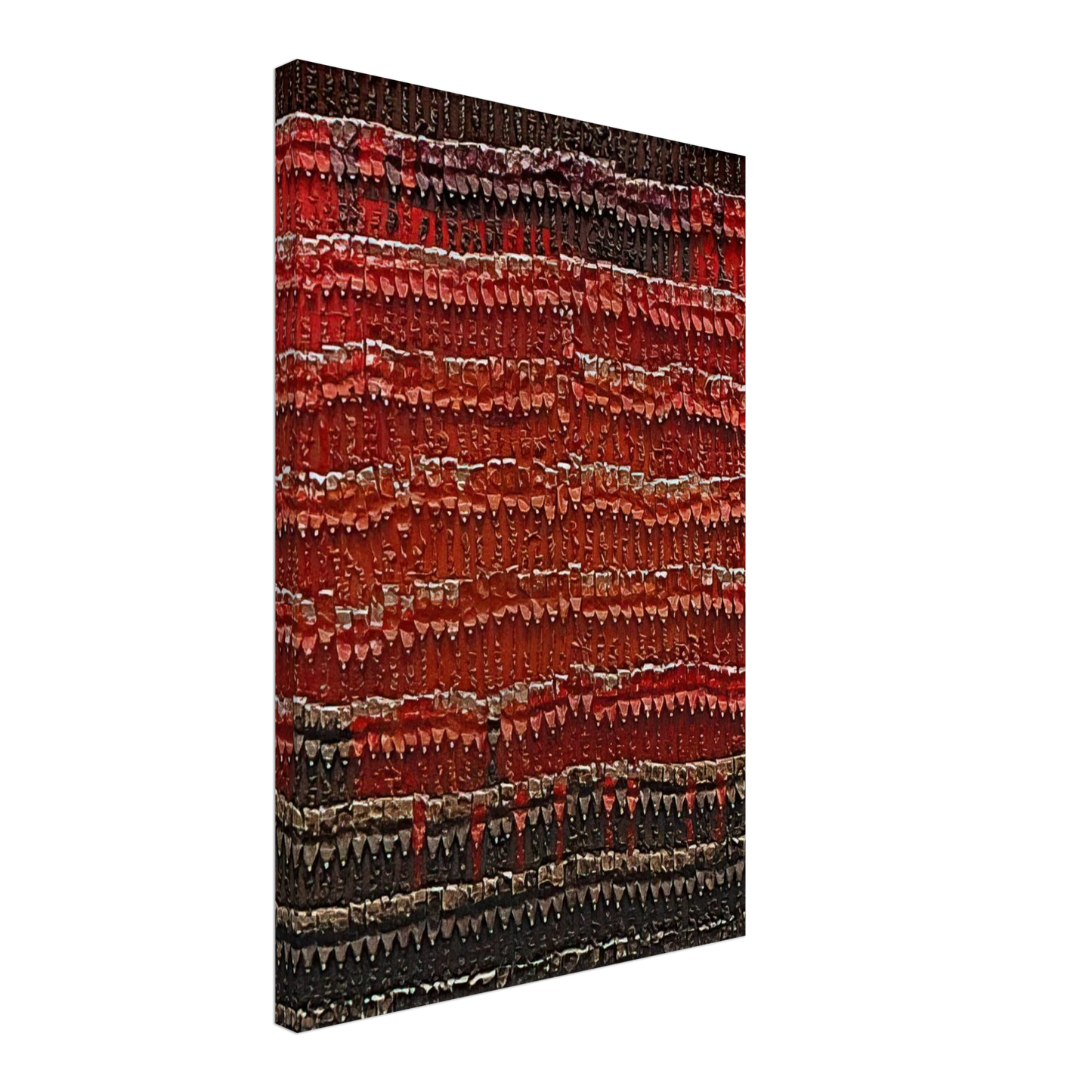 Arman - Chief's Blanket - 1989 Canvas - 70x100 cm / 28x40 inches-canvas