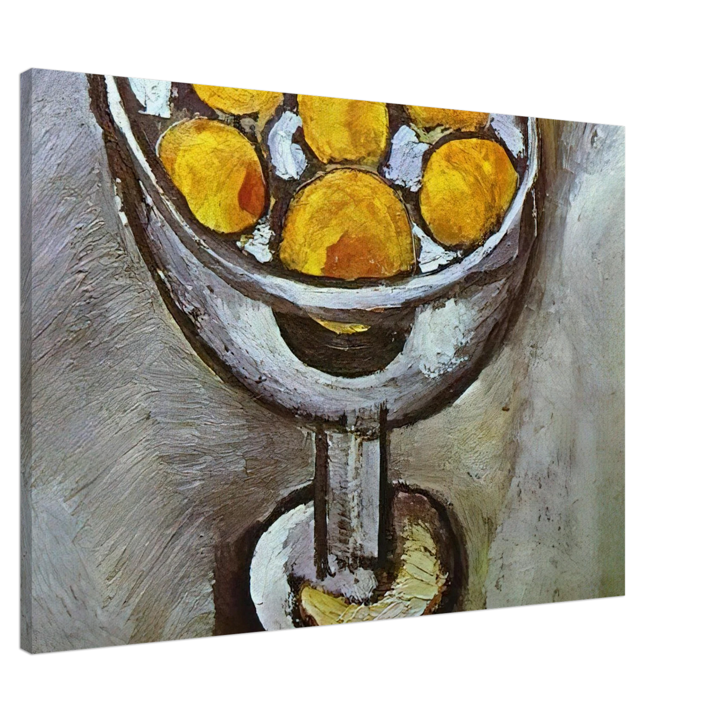 Henri Matisse - A VASE WITH ORANGES Canvas - 20x30 cm / 8x12 inches-canvas