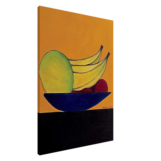 Aldemir Martins - Frutas - 1968 Canvas - 20x30 cm / 8x12 inches-canvas