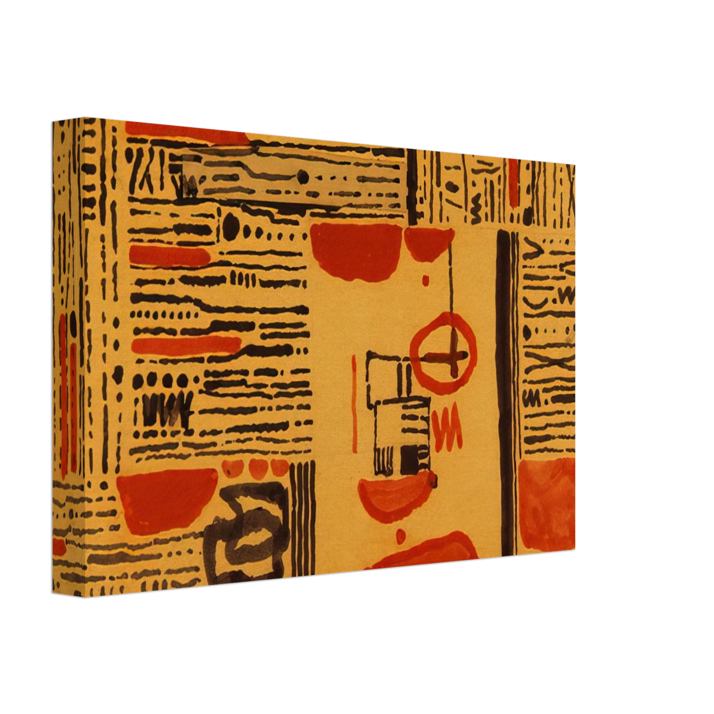 Bice Lazzari - L-11 detail - 1950 Canvas - 70x100 cm / 28x40 inches-canvas