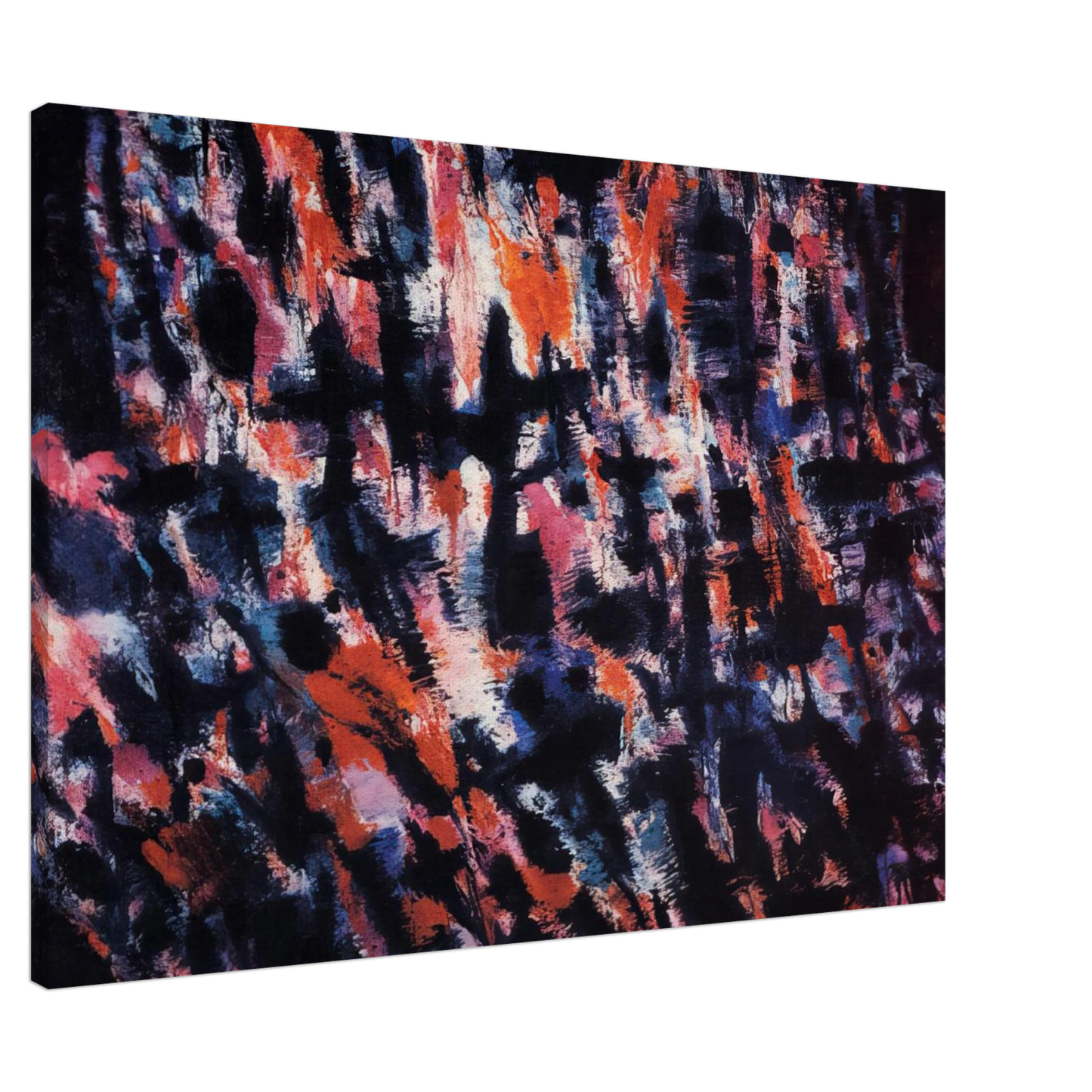 Alfred Manessier - Passion - 1982 Canvas - 20x30 cm / 8x12 inches-canvas