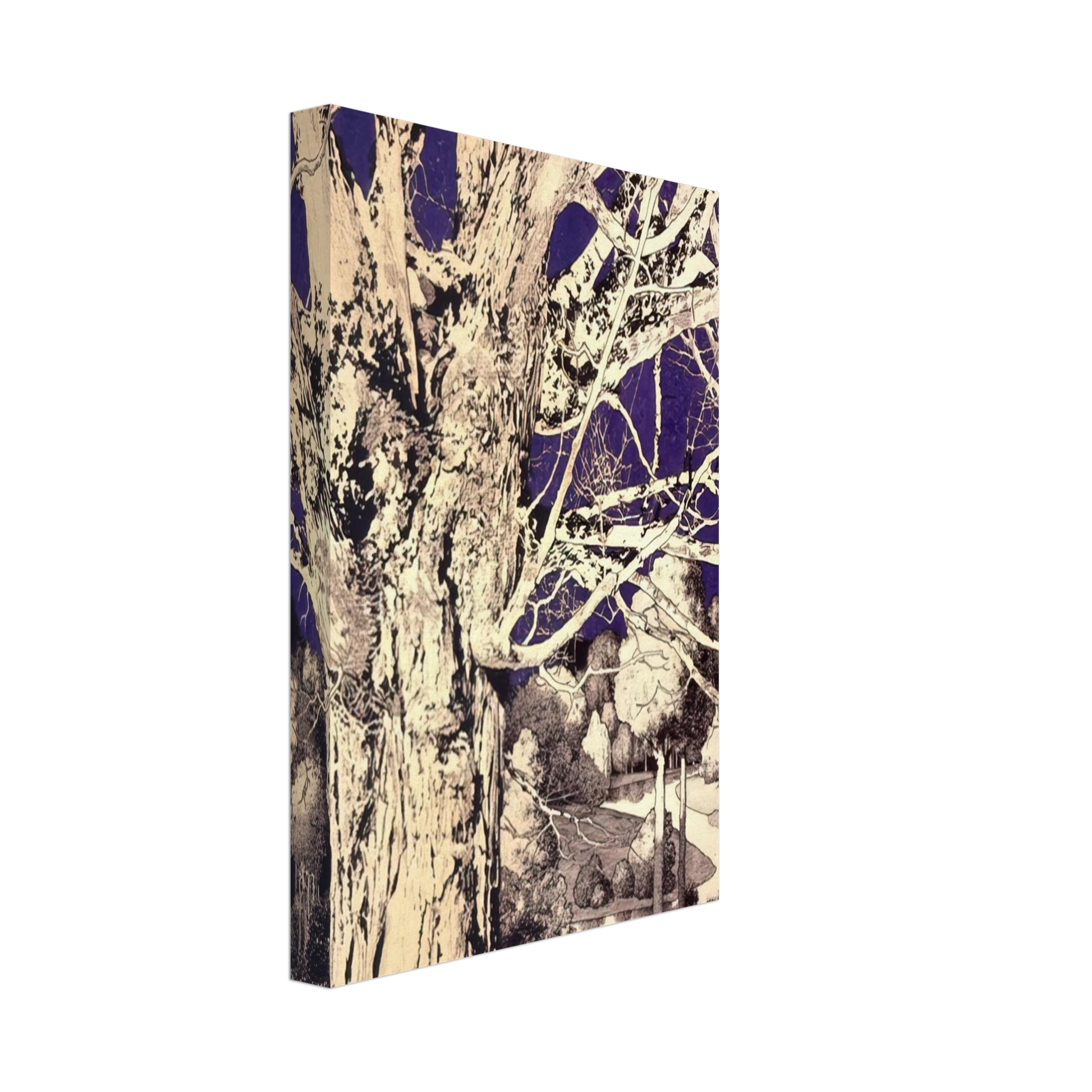 Maxfield Parrish - Solitude Canvas - 40x60 cm / 16x24 inches-canvas