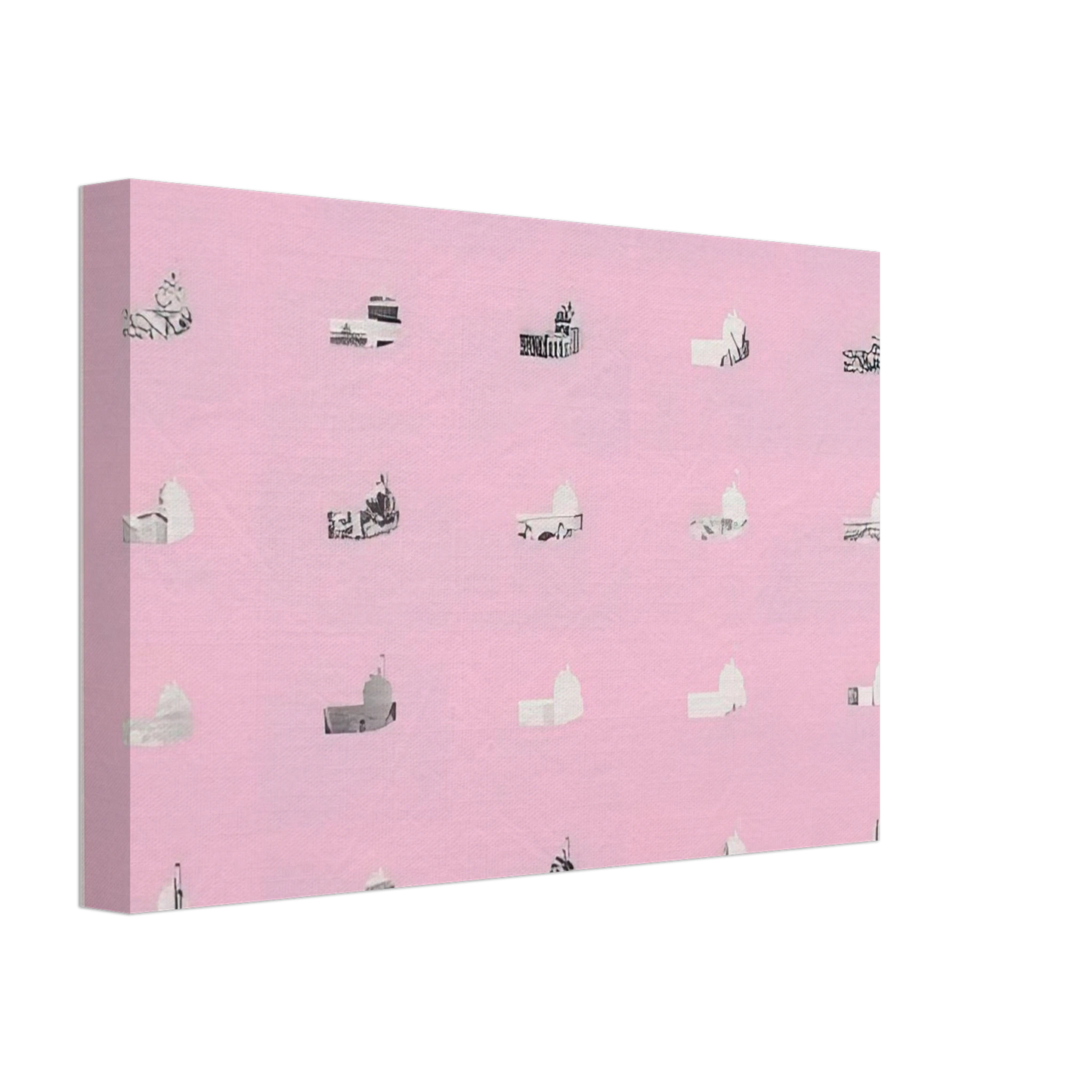 Dieter Roth - Berlin 2 - 1970 Canvas - 70x100 cm / 28x40 inches-canvas