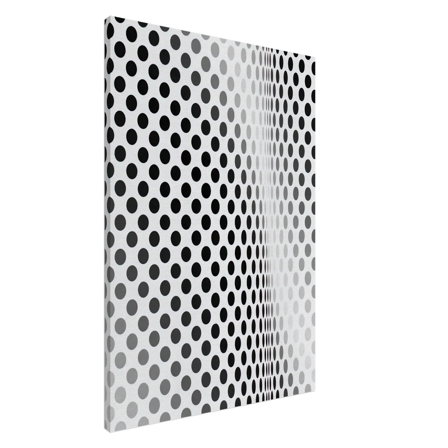 Bridget Riley - PAUSE 1964 Canvas - 20x30 cm / 8x12 inches-canvas