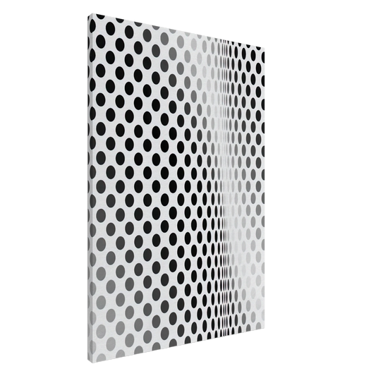 Bridget Riley - PAUSE 1964 Canvas - 20x30 cm / 8x12 inches-canvas