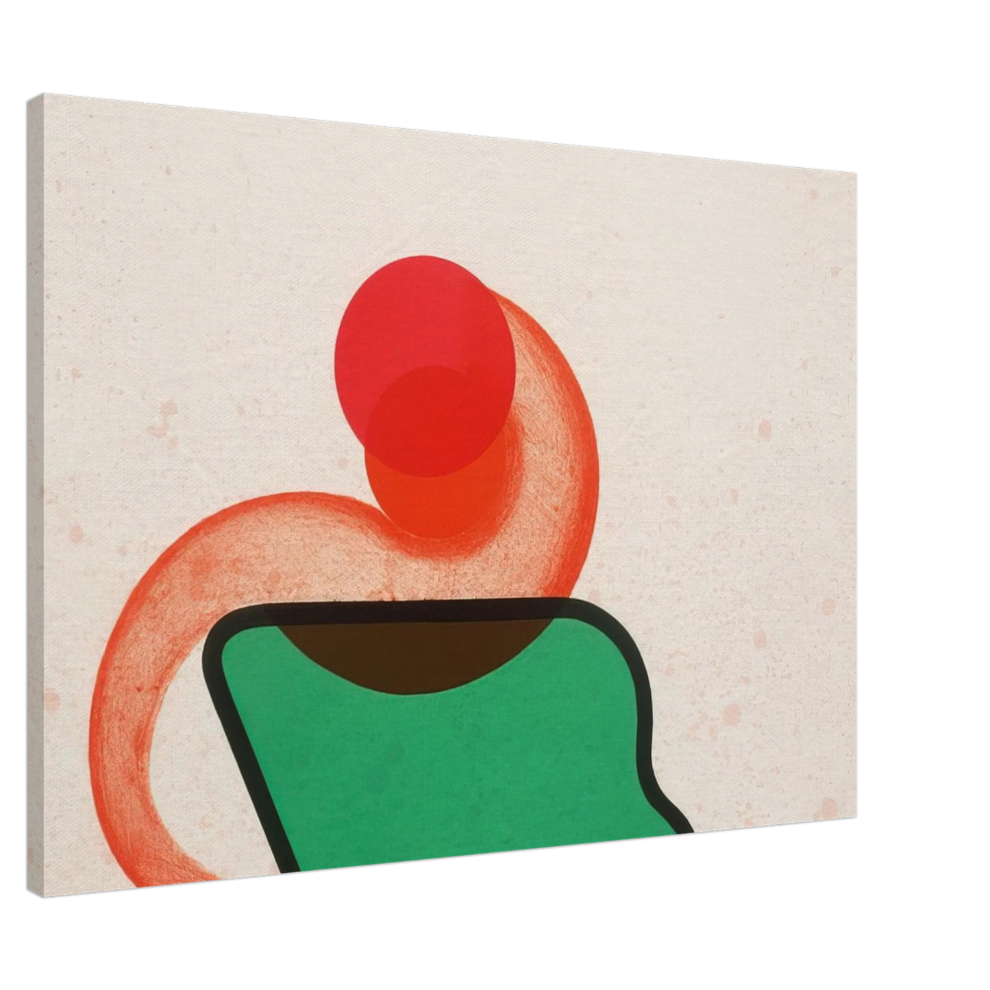 Howard Hodgkin - Bedroom - 1968 Canvas - 20x30 cm / 8x12 inches-canvas