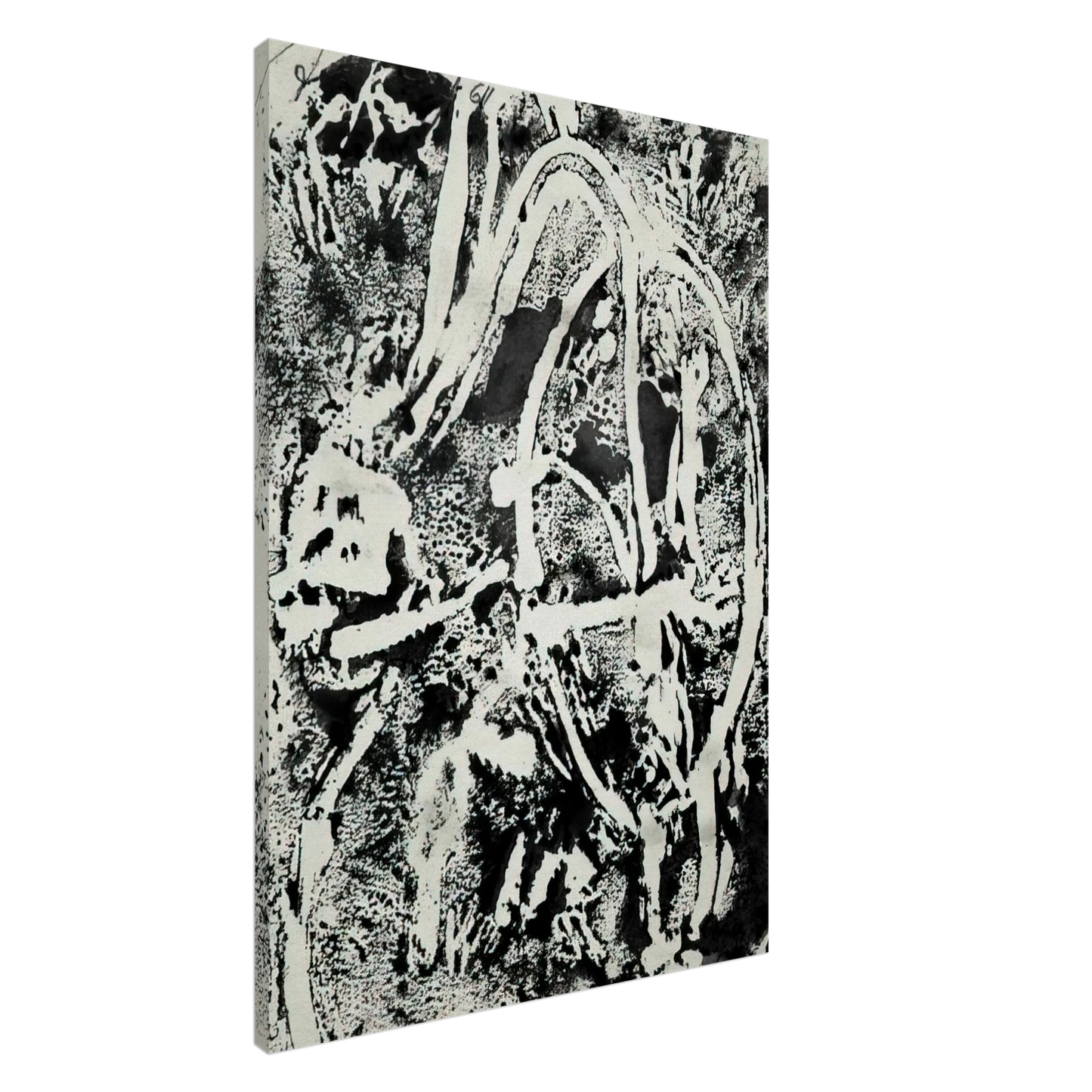 Adja Yunkers - Untitled - 1961 Canvas - 20x30 cm / 8x12 inches-canvas