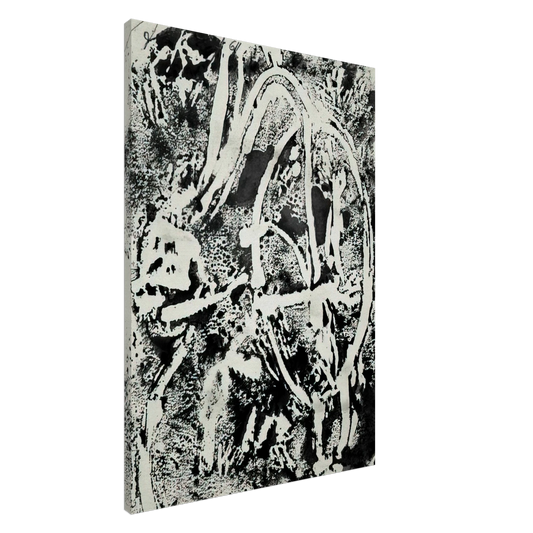 Adja Yunkers - Untitled - 1961 Canvas - 20x30 cm / 8x12 inches-canvas