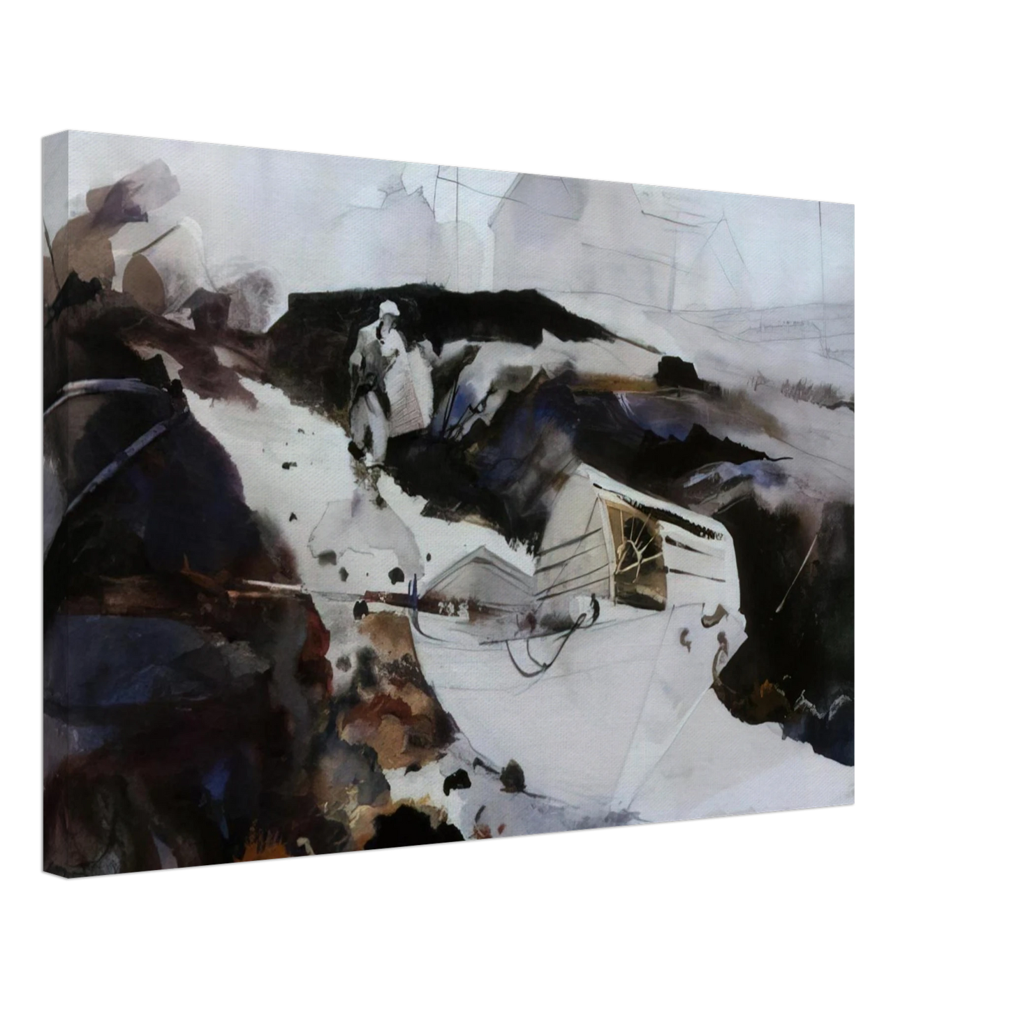 Andrew Wyeth - THE WHITE DORY 1941 Canvas - 70x100 cm / 28x40 inches-canvas