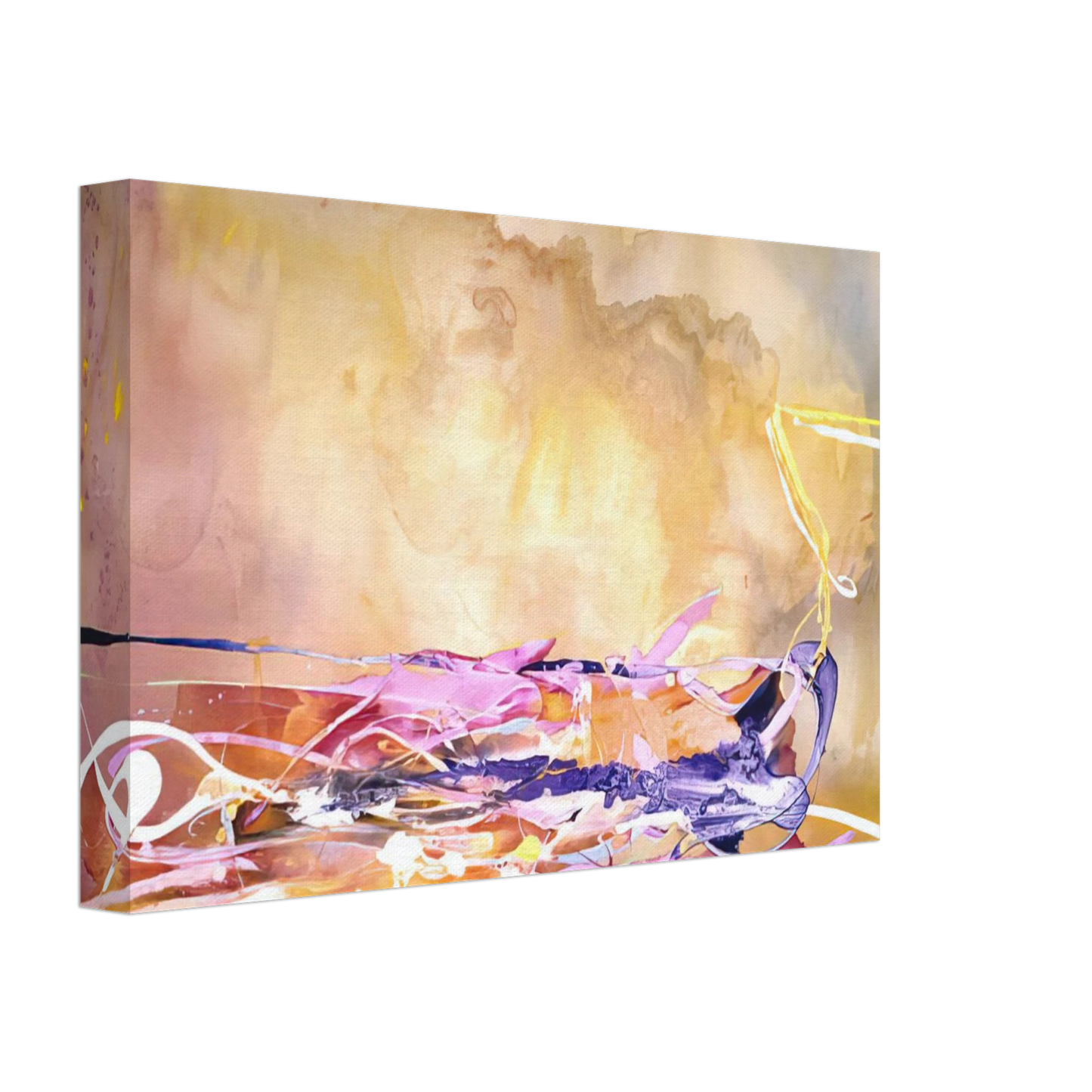 Ronnie Landfield - North Country - 1969 Canvas - 70x100 cm / 28x40 inches-canvas