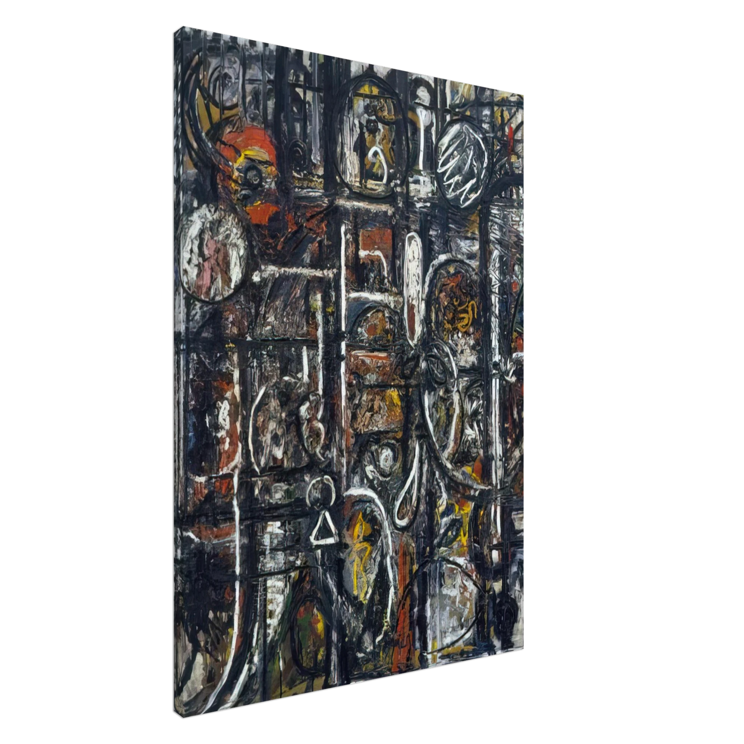 Richard Pousette-Dart - Palimpsest Canvas - 20x30 cm / 8x12 inches-canvas