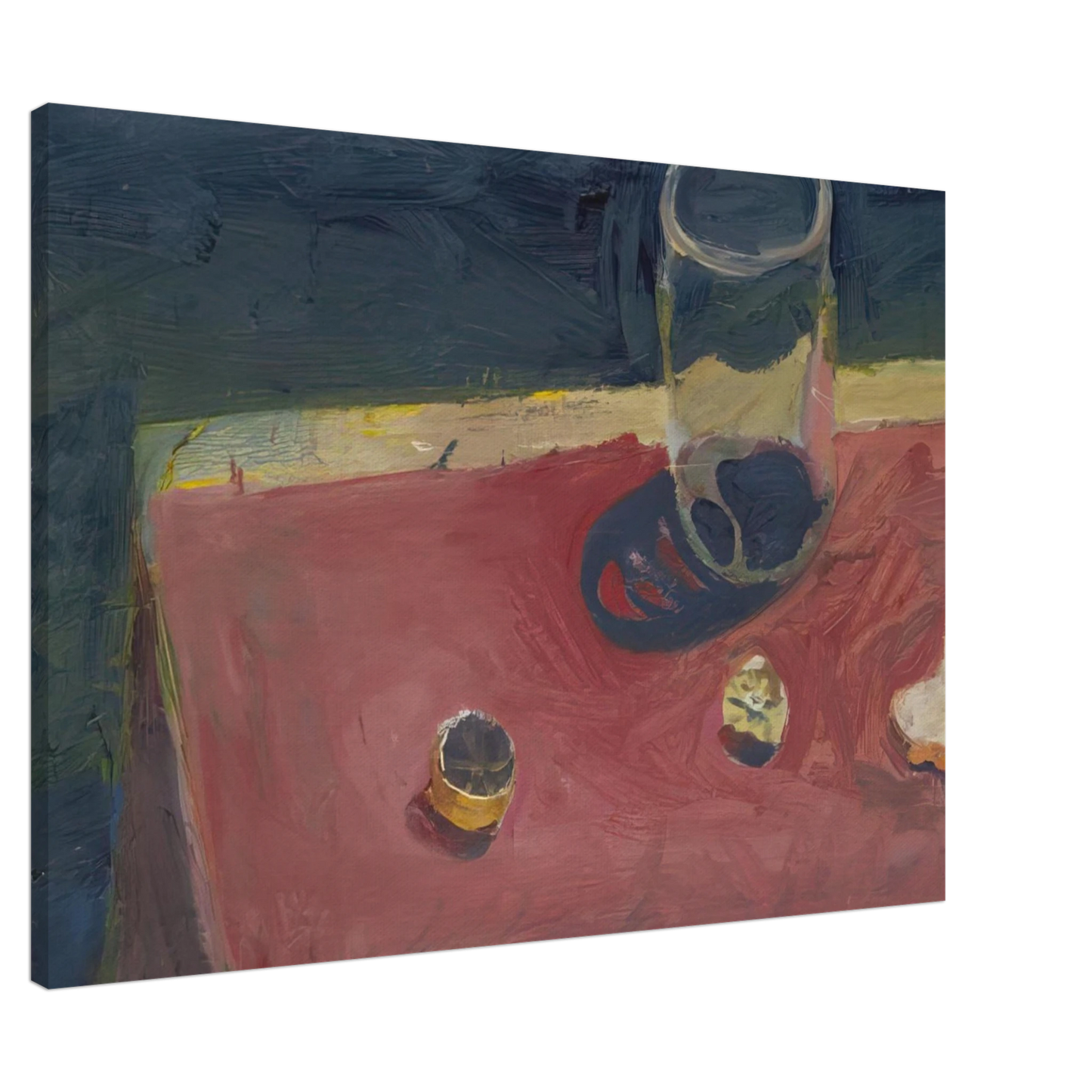 Richard Diebenkorn - Untitled Lemons and Jar Canvas - 20x30 cm / 8x12 inches-canvas