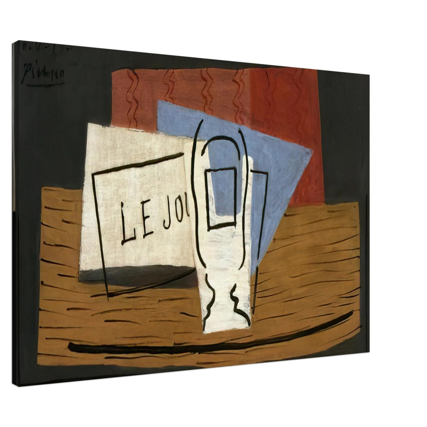 Pablo Picasso - Still life - 1921 Canvas - 20x30 cm / 8x12 inches-canvas