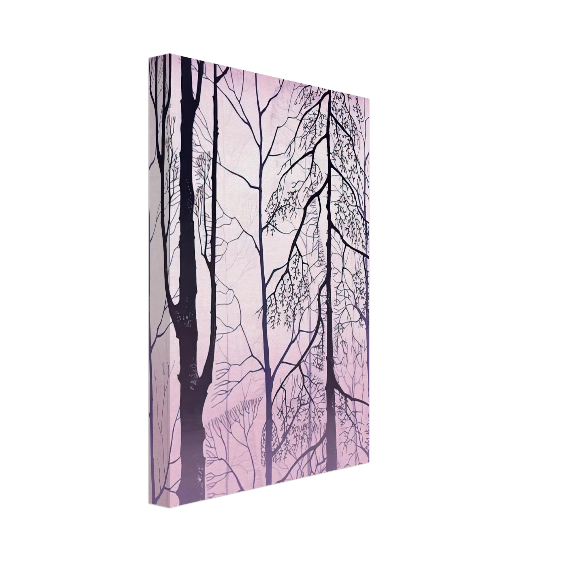 Eyvind Earle - Winter woods Canvas - 40x60 cm / 16x24 inches-canvas