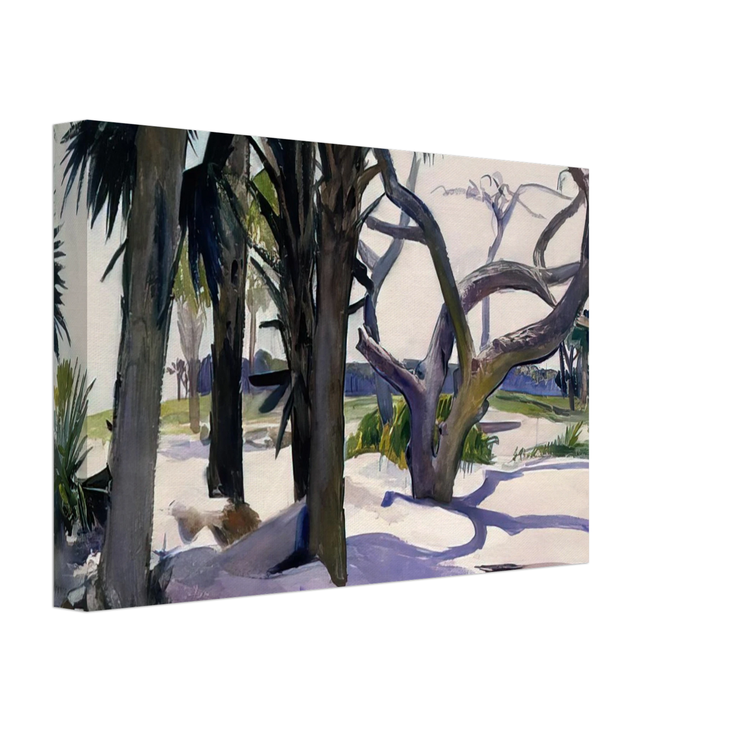 Edward Hopper - Folly Beach, Charleston, South Carolina Canvas - 40x60 cm / 16x24 inches-canvas